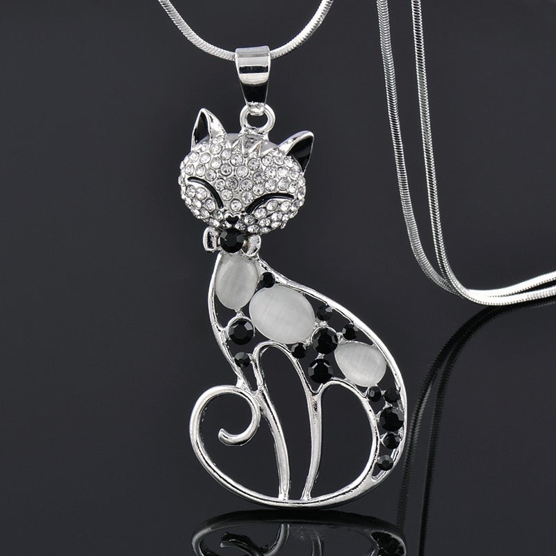 Collier Cats of Love en argent sterling