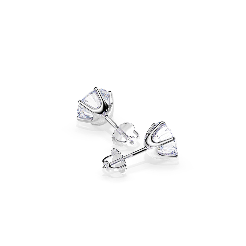 Boucles d’oreilles Tera chic en or blanc