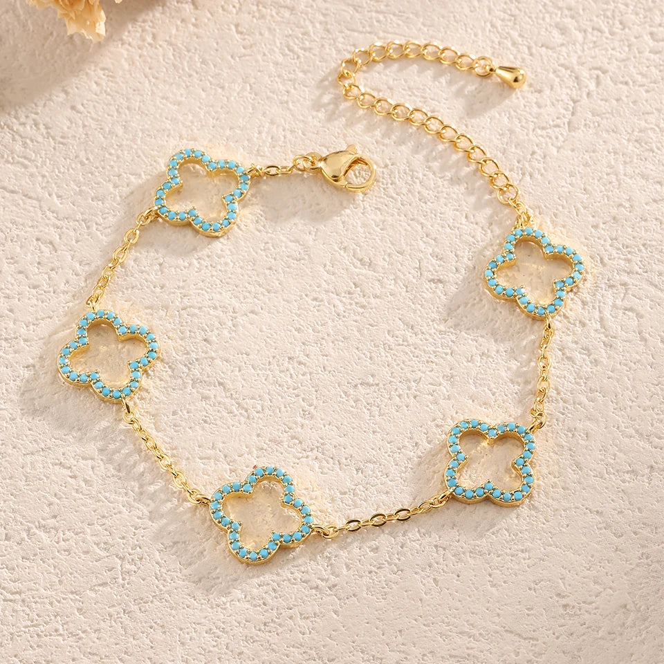 Clover Charm Bracelet