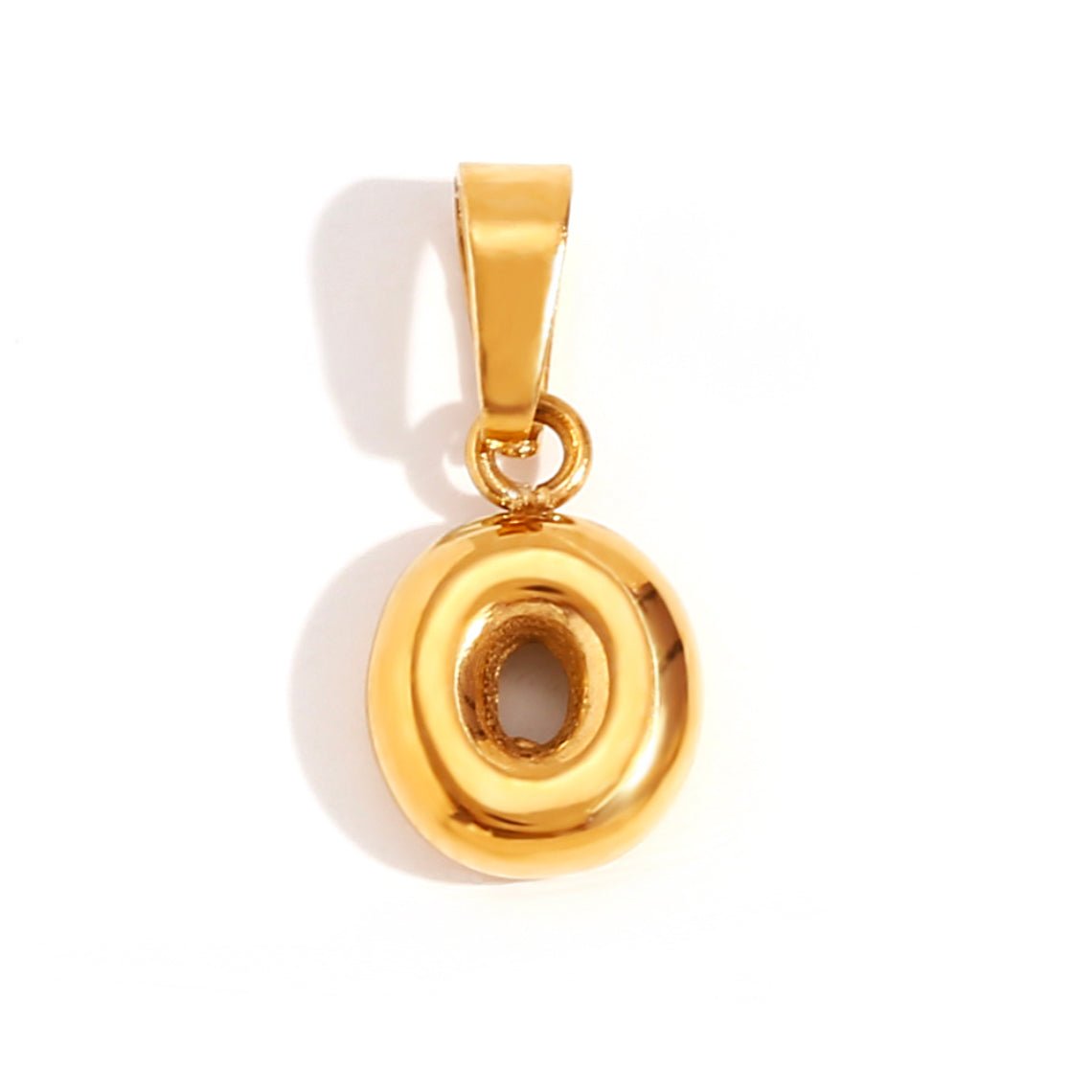 Collier chic avec lettre style bulle